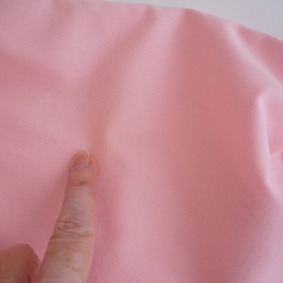 Vintage Serge Saint Yves Sport Pastel Pink Zip Up Lightweight Bomber Jacket S - Picture 13 of 13